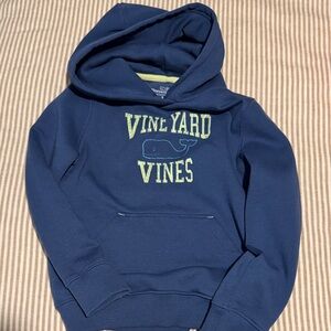 Vineyard Vines Navy Hoodie with Logo